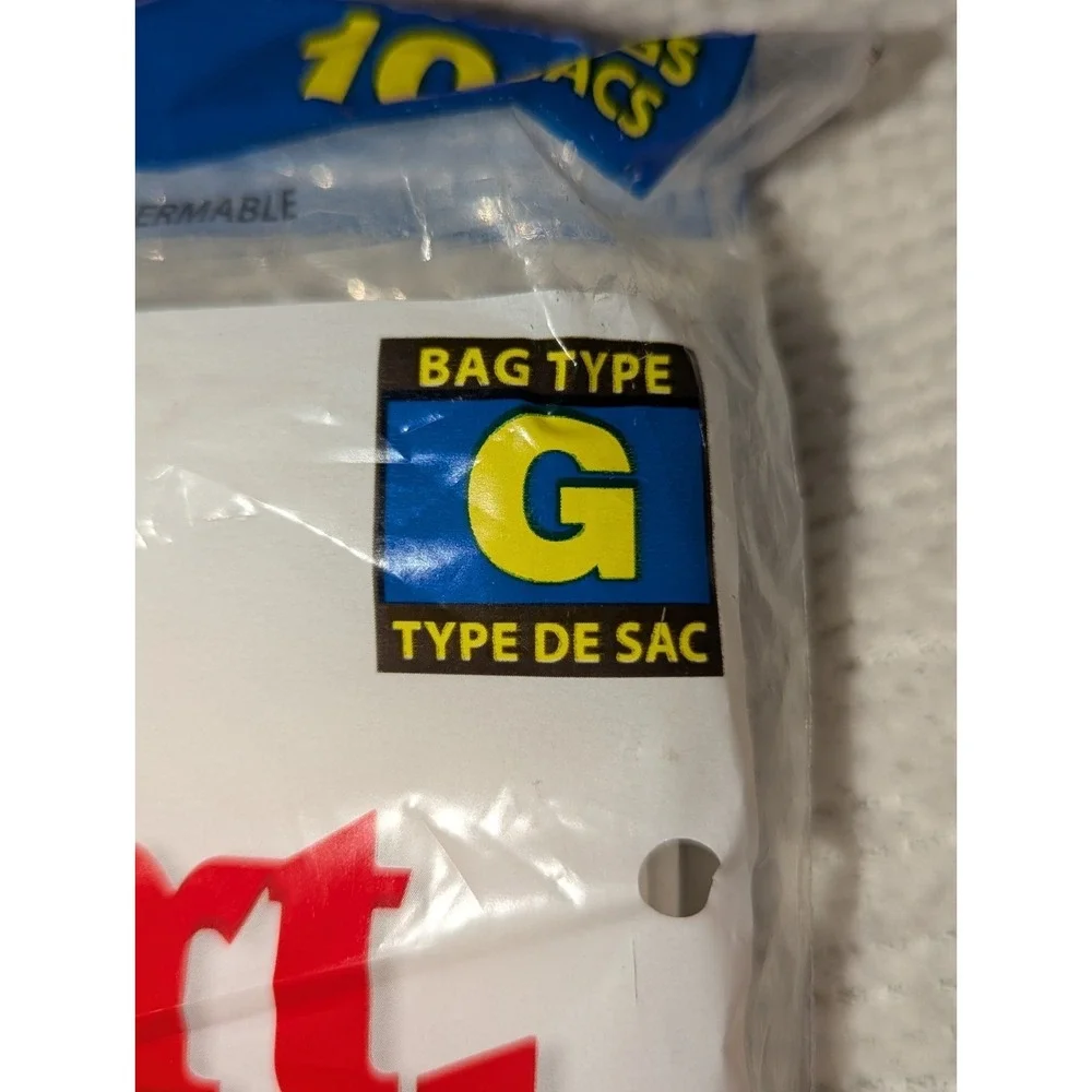 Dirt Devil Hand Vac Style G Paper‎ Vacuum Bags 10 Pack (Sealed)